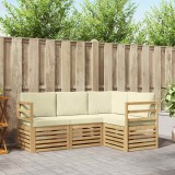 vidaXL Seturi de canapele Lemn Solid de Acacia 3391735
