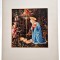 art print 1903 FILIPPO LIPPI - Adorarea pruncului _ carton paspartu