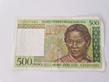 Madagascar 500 Francs Ariary Zato.