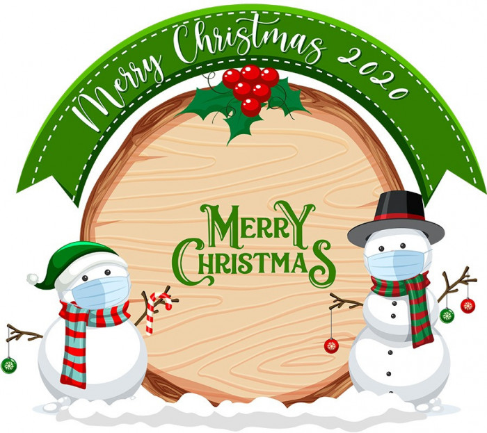Sticker decorativ, Merry Christmas , Multicolor,60cm, 4886ST