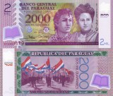 PARAGUAY 2.000 guaranies 2017 polymer UNC!!!