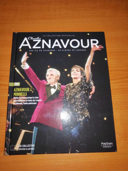 Cd audio + booklet Charles Aznavour Liza Minelli Polygram 2015 Franta