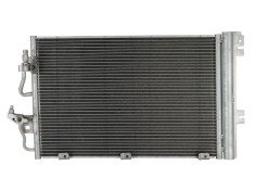 Condensator climatizare Opel Astra H, 03.2004-12.2012; ZAFIRA, 07.2005-04.2015 motor 1,4; 1,6; 1,8 benzina, full aluminiu brazat, 590(540)x380(360)x1