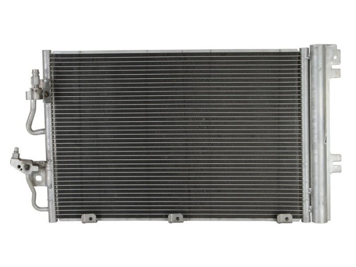 Condensator climatizare Opel Astra H, 03.2004-12.2012; ZAFIRA, 07.2005-04.2015 motor 1,4; 1,6; 1,8 benzina, full aluminiu brazat, 590(540)x380(360)x1