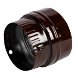 Reductie burlan pentru soba 120-130 mm, finisaj maro, Micul Fermier