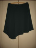 Fusta H&amp;M Asimetrica Verde Inchis, Marime 42 (Talie 80cm, Sold 108cm), Polyester