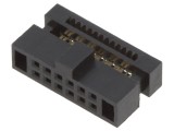 "Mufă pini mamă 12 pini 1,27mm IDC Minitek127"