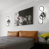 Aplica LED Cheia Sol 11W Lumina Rece/Calda/Neutra Metal Negru ModernLight Concept