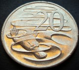 Moneda exotica 20 CENTI - AUSTRALIA, anul 2006 * cod 4324 = excelenta, Australia si Oceania