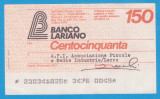 (1) CEC BANCAR ITALIAN - BANCO LARIANO, 150 LIRE, LECCO 1977