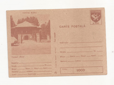 RF30 -Carte Postala- Popasul Merei, Judetul Buzau, necirculata 1989 foto
