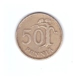 Moneda Finlanda 50 pennia 1963, stare buna, curata