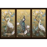 Sticker decorativ - Motive chinezesti - 3 panouri