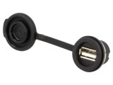 Soclu USB A Montare Panou IP65