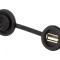 Soclu USB A Montare Panou IP65