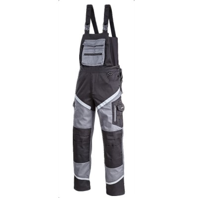 Salopeta lucru groasa premium negru-gri - 2xl/h-188 foto