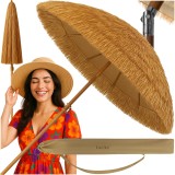 Umbrela de gradina hawaiiana bej, reglabila, cu husa Gardlov