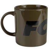 Cana Fox Collection Green &amp; Black Logo Ceramic Mug 350ml