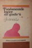 FUNDAMENTELE LOGICE ALE GANDIRII