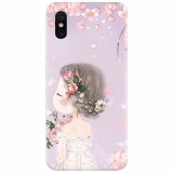 Husa silicon pentru Xiaomi Mi 8 Pro, Girl 001