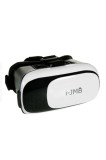 Cumpara ieftin Ochelari VR pentru telefoane cu ecran de p&acirc;nă la 6&quot;, albi/negri