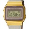 Ceas unisex CASIO Retro Vintage Casual UNX DIG FABR BROWN