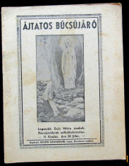 Ajtatos bucsujaro(Pelerinaj Misterios)-Publicat in 1930 in Ersekujvar.Princeps. foto