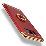 Husa Samsung Galaxy J5 2017 Luxury 3in1 Ring MyStyle, Protectie Anti-soc, Rosu