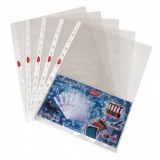 Set 100 File protectie Daco A4, cristal, 40 microni