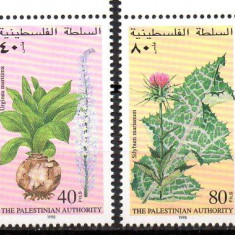 PALESTINA 1998, Flora, serie neuzată, MNH