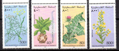 PALESTINA 1998, Flora, serie neuzată, MNH foto