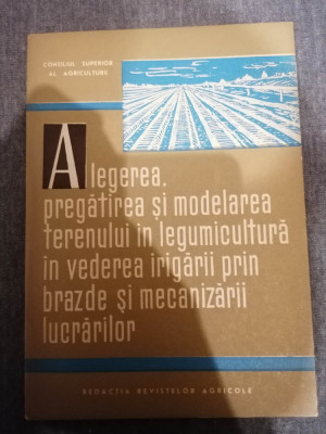 Alegerea, pregatirea si modelarea terenului in legumicultura ... foto