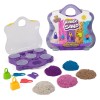 Set de joaca cu nisip si accesorii, Kinetic Sand, Sensory Case, 6069784