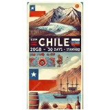eSIM Chile 20GB 30Days Standard