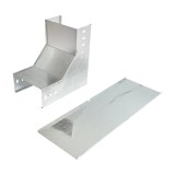 Cot vertical 90 grade de urcare din otel galvanizat pentru jgheab 100x200mm