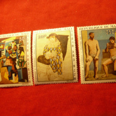 Serie Mali 1967 - Pictura Picasso , 3 valori