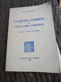 CLART&Eacute;S et OMBRES du SI&Egrave;CLE DES LUMI&Egrave;RES - ROLAND MORTIER