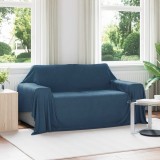 vidaXL Pături de aruncat 6 pcs Albastru marin 280 x 210 cm Molton 42017147