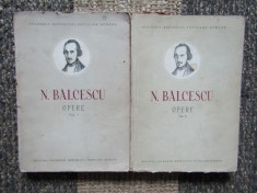 N. BALCESCU--OPERE - 2 VOL. - 1953
