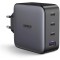 Incarcator Retea UGREEN CD226, 100W, 3A, 1 x USB-A - 3 x USB-C, Negru