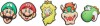 Jibbitz Crocs Super Mario 5 Pack, Crocs Jibbitz
