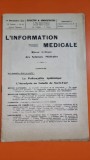 L Information Medicale 12 Annee Nr. 11 Novembre 1930