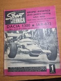 revista sport si tehnica ianuarie 1970 - henri coanda la muzeul tehnic , dacia 1300