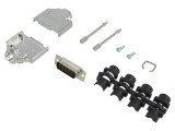 Mufă D-Sub HD 26-Pin Neagră pentru Lipire pe Cablu