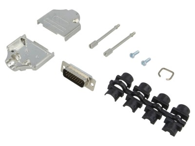 Conector D-Sub HD 26-Pin Negru foto