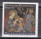 Berlin 1986 - Crăciun - Pictură, MNH, Nestampilat