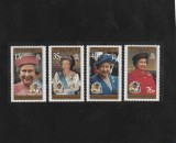 Teritoriile Antarctice Britanice (BAT) 1998 - Regina Elizabeth II Serie 4 valori, dantelate, MNH,Mi. 263-266