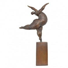Dansatoare nud-statueta moderna din bronz TBE-31