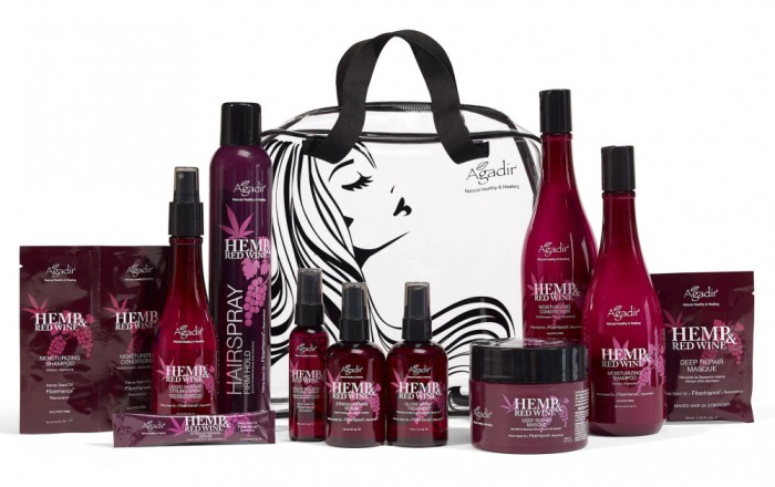 Geanta Delux Hemp &amp; Red Wine Agadir