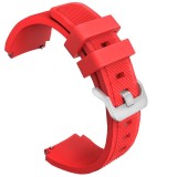Curea silicon, compatibila Garmin Vivoactive 4, telescoape Quick Release, 22mm, Red